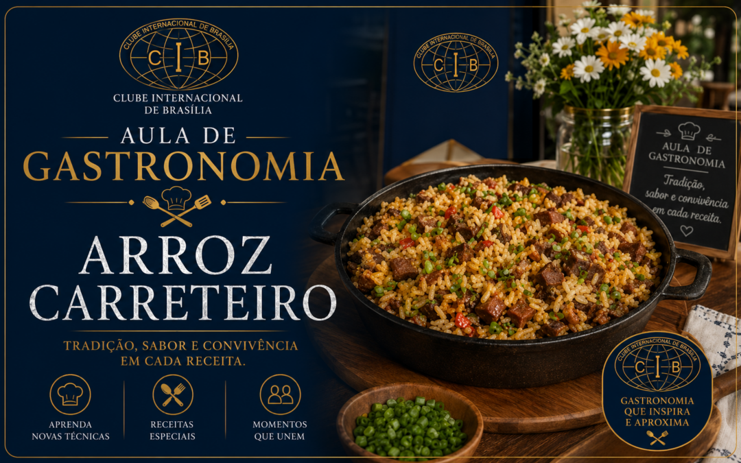 AULA DE GASTRONOMIA  – ARROZ CARRETEIRO